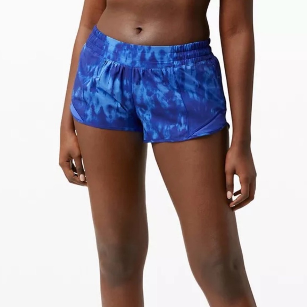 Lululemon Hotty Hot Low-Rise *2.5 - Game Day Blazer Blue